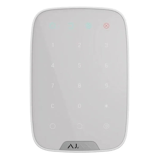 Équipement de contrôle d'accès clavier extérieur blanc avec authentification par