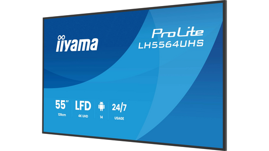 Écran d'affichage dynamique 55'4K uhd 3840X2160 dalle va