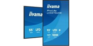 ECRAN 55'4K UHD 3840X2160 DALLE IPS LED 24/7 Haut-parleurs,3xHDMI 1xDP 2xUSB 8ms – LH5575UHS-B2AG – vue 3