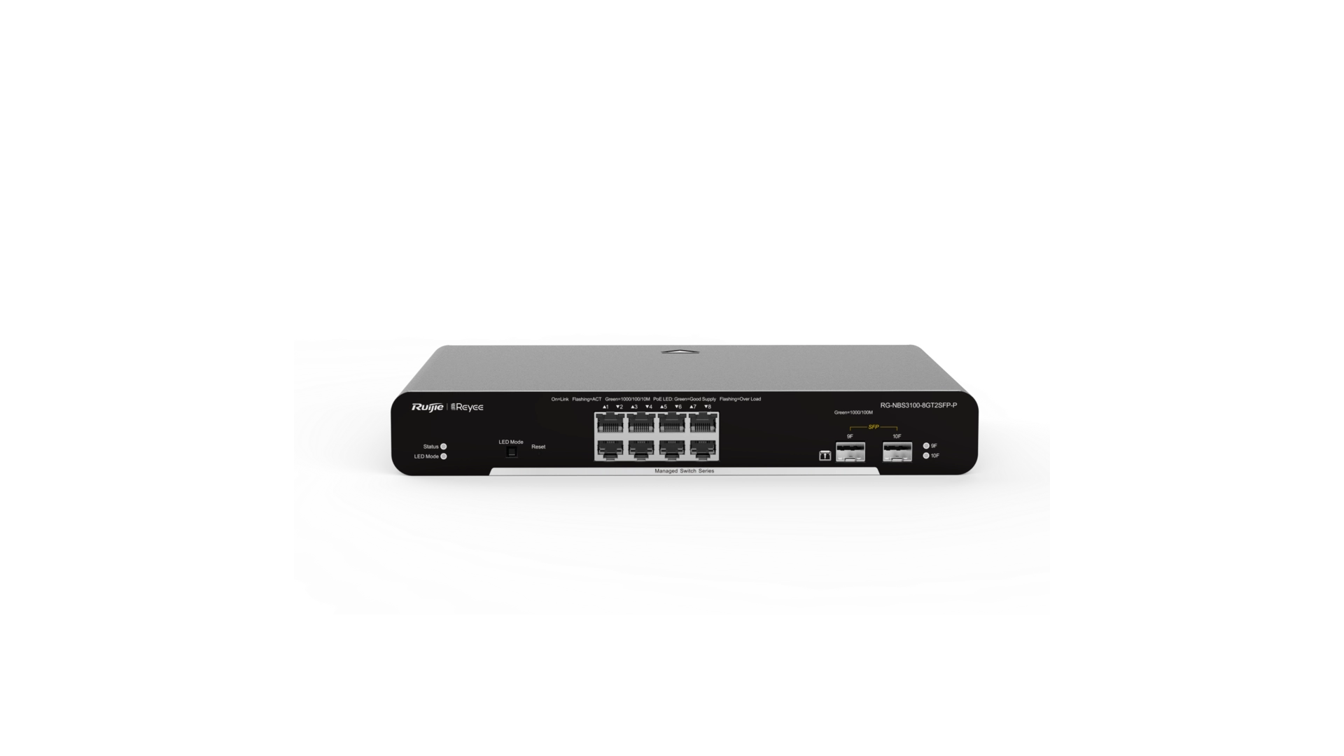 Switch Reyee NBS3100-8GT2SFPP 8 ports Gigabit PoE+ 2 SFP