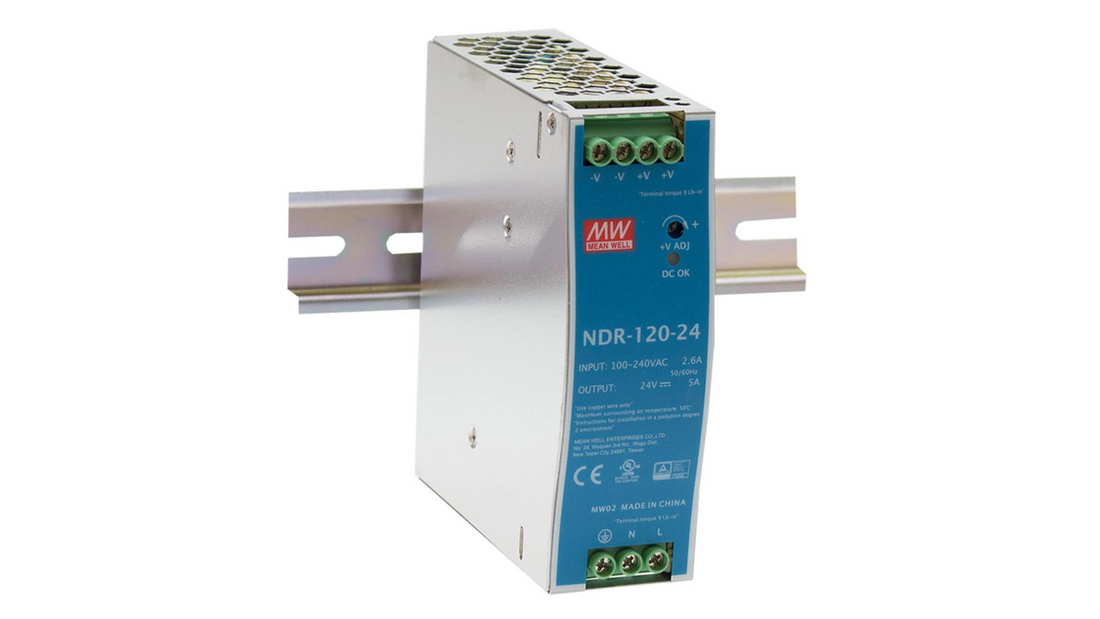 Alimentation pour switch alim rail din 120W 24VDC -20/+70