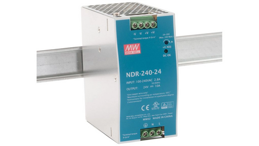 Alimentation pour switch alim rail din 240W 24VDC -20/+70