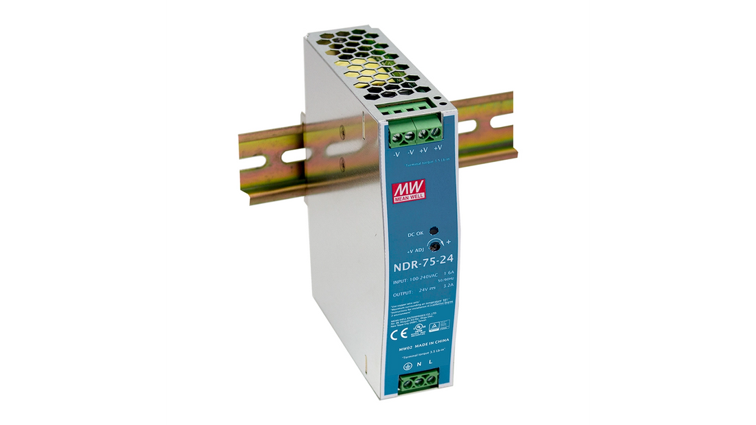 Alimentation pour switch alim rail din 75W 24VDC -20 a +70