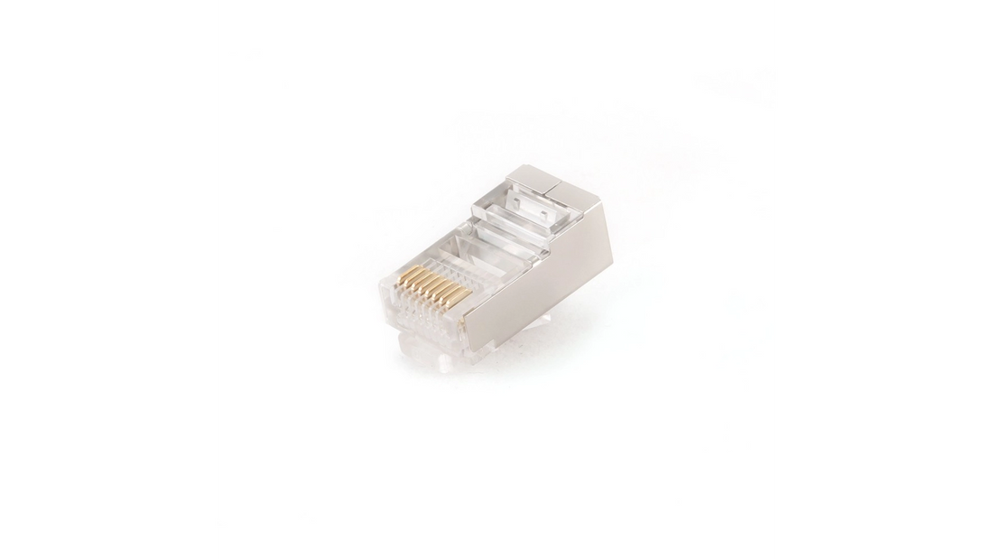 Connecteur électronique Plug RJ45 CAT6 stp rond 8P8C