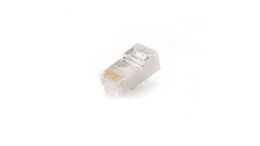 Connecteur électronique Plug RJ45 CAT6 stp rond 8P8C