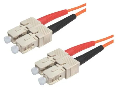 Cordon fibre optique jar. fo 62.5/125 sc/sc duplex