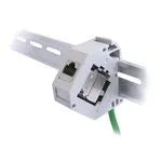Connecteur électronique adptateur rail din pour 1 Noyau – vue 2