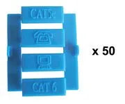 Connecteur électronique lot de 50 inserts bleus / NGC155X – vue 2