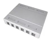 BOX Plastique pour 12 ports RJ45 KEYSTONE – vue 2
