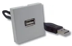 Connecteur électronique plastron USB 2.0 f/f cordon 20CM – vue 2