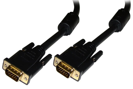 Câble VGA cordon vga HD15 m/m ferrite+'or'