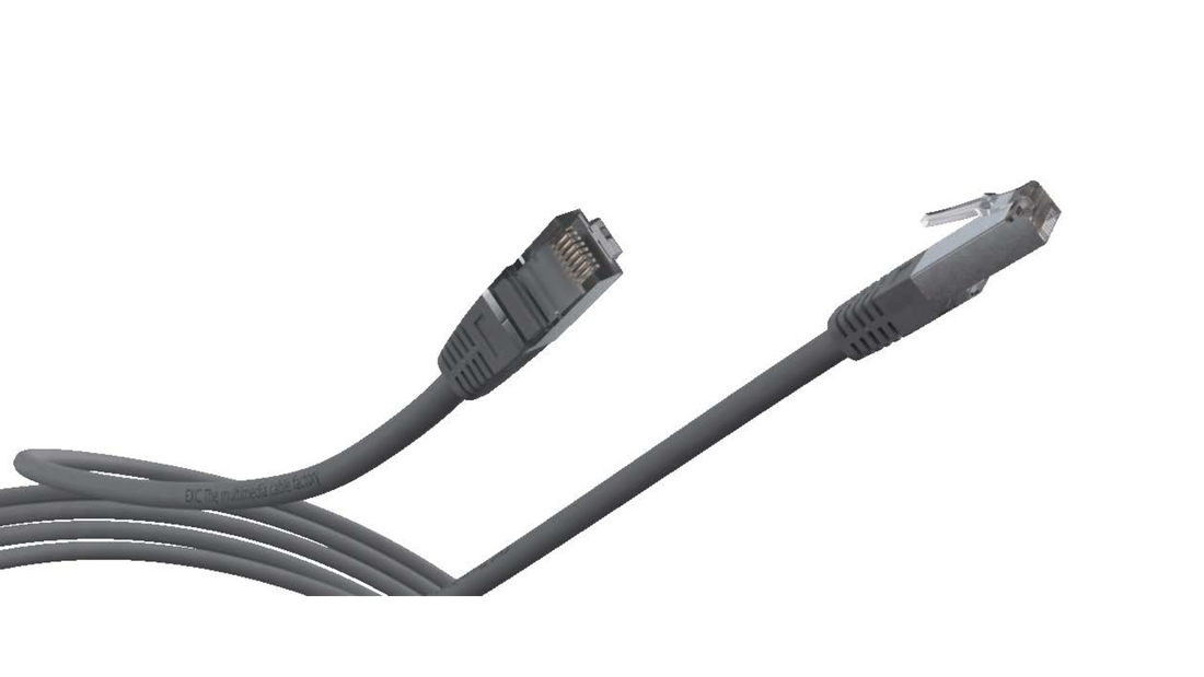 CORDON RJ45 CAT6 F/UTP PVC GRIS 20 cm
