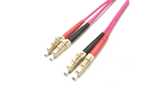 Cordon fibre optique jar. fo 50/125 lc/lc duplex OM4