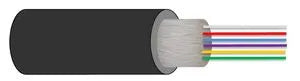 CÂBLE 6 FO MULTIMODE INT/EXT 500M 50/125 OM3 DCA Structure serree 900um noire LSZH, anti rongeurs – vue 2