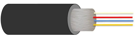 CÂBLE 4 FO MULTIMODE INT/EXT 500M 50/125 OM4 DCA Structure serree 900um noire LSZH, anti rongeurs