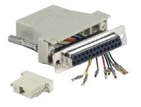 ADAPTATEUR DB25 FEMELLE RJ45 FEMELL E NON BLINDE - A CABLER SOI MÊME – vue 2