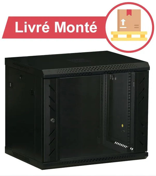 Baie / coffret réseau coffret 19' 09U P400 Livre monte