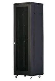Baie / coffret réseau 27U 600/600 av/ar ajourees
