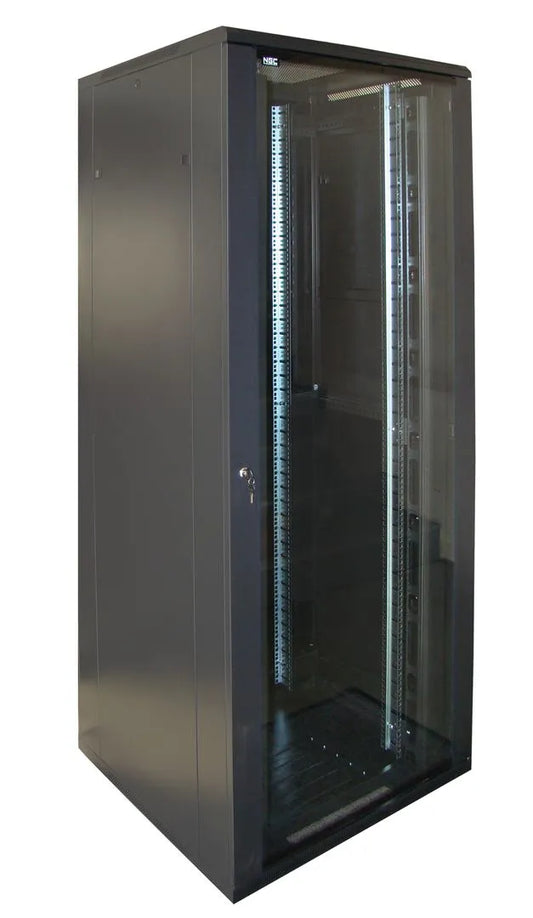 Baie / coffret réseau 27U 800x800 av vitree ar plein