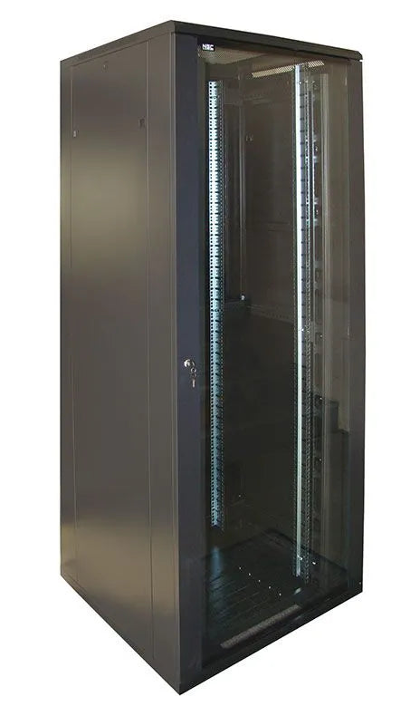 Baie / coffret réseau 42U 600x1000 av vitree ar plei
