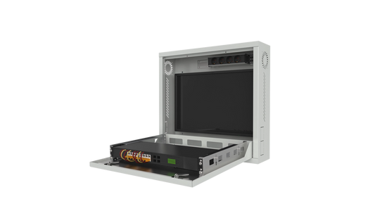 Baie / coffret réseau coffret de sécurité mural DVR 1U