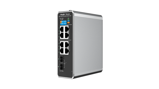 Switch PoE industriel 8 ports Gigabit + 2 SFP – Reyee NIS2100-8GT2S-HP