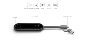 Accessoire de visioconférence WIFI 6 IP byod 4K compatible pc mac usb-c – vue 3