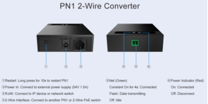 Équipement informatique convertisseur 1 port 2 fils 300M – vue 4