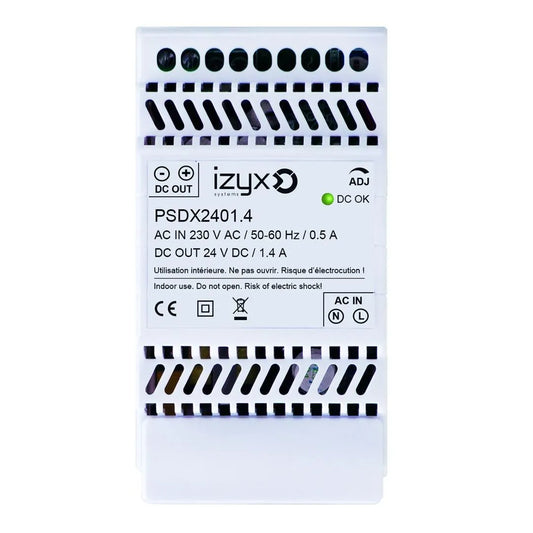 Bloc d'alimentation alim rail din 3M 27,6V/1,4A