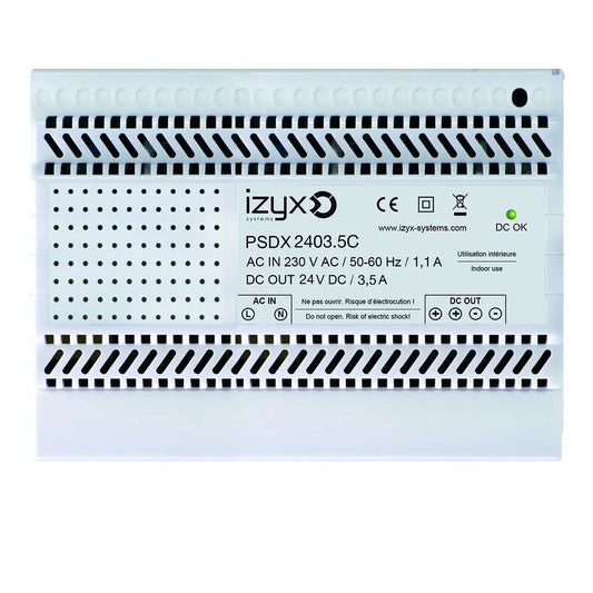 Bloc d'alimentation alim charg raildin 7M 24V/3,5A