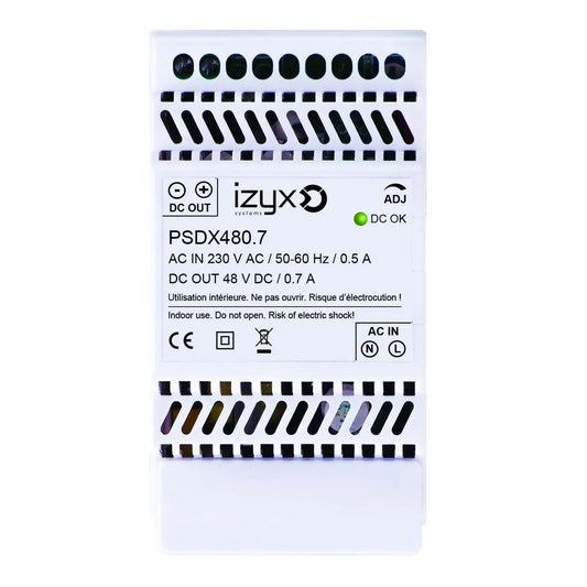 Bloc d'alimentation alim rail din 3M 48V/0,7A