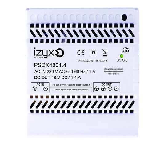 Bloc d'alimentation alim rail din 5M 48V/1,4A