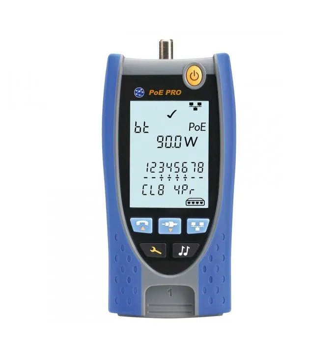 Testeur réseau / électrique POE pro : testeur de POE 90W blueto