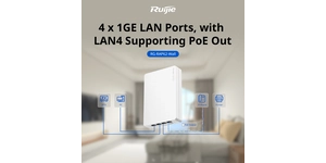 Access Point Wi-Fi 6 a Muro Reyee RAP62-Wall – Presa a muro multi-porta PoE