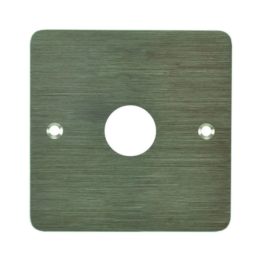 Accessoire de porte plaque inox 019 L80