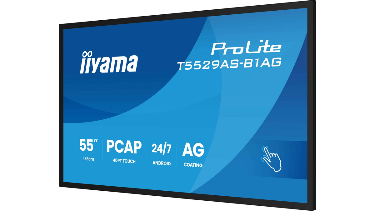 ECRAN 55' TACTILE PRO ANDROID OS 4K UHD PCAP Android 14, 4 GB RAM, 32 GB de stockage
