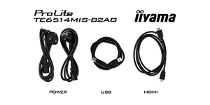 Écran interactif 4000:1 hp 4xHDMI 1xDP 2xUSB-C USB HUBx6 6.5ms – vue 6