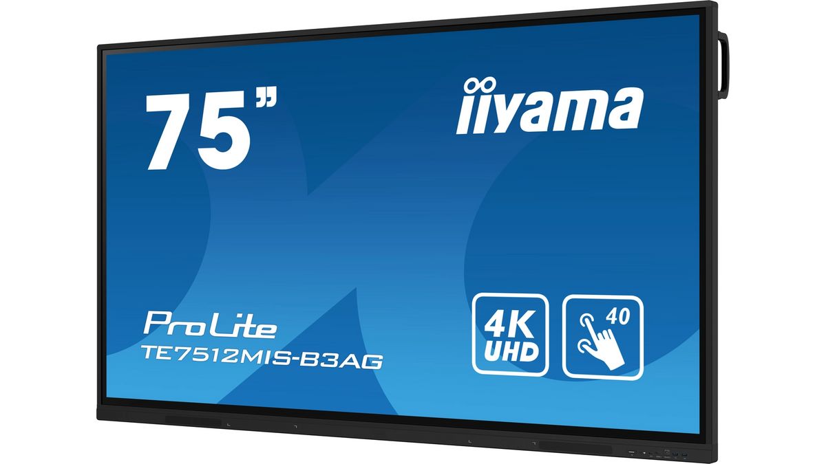 ECRAN TACTILE IR TOUCH 75' ANDROID 1200:1 HP 3xHDMI 1xVGA 1xUSB-C USB HUBx5 8ms