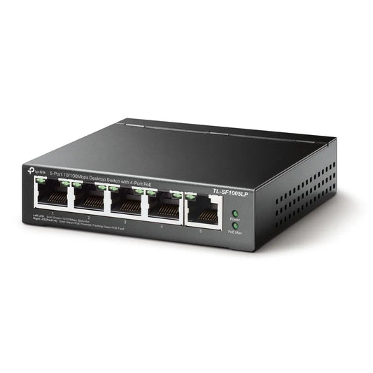 SWITCH BUREAU 5 PORTS 100MBPS 4POE 41W