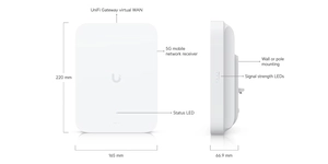 Routeur cellulaire Modem 5G (3.4 Gbps) dual SIM extérieur – vue 3