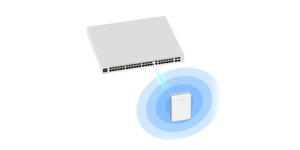 Point d'accès Wi-Fi access point WIFI 7 wall mount – vue 3