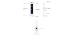 UNIFI ACCESS READER G2 PROFESSIONAL NFC POE CAMÉRA ECRAN COULEUR IP55 – UA-G2-PRO-BLACK – vue 6
