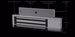 Serrure connectée unifi access lock magnetic 270kg – vue 4