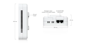 Équipement de contrôle d'accès retrofit hub pour lecteur wiegand – vue 4
