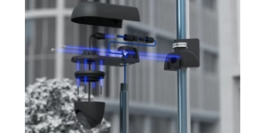 Accessoire pour caméra de vidéosurveillance bras de fixation mural caméra – vue 6