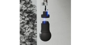 Accessoire pour caméra de vidéosurveillance support pendant G5/G6 PTZ noir – vue 5