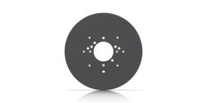 Accessoire pour caméra de vidéosurveillance plaque de montage – vue 2