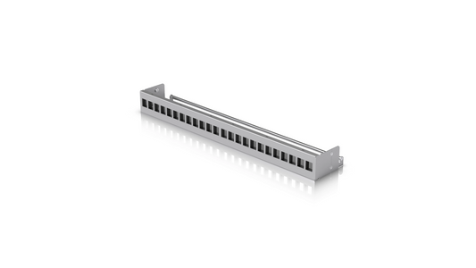 Panneau de brassage réseau 1U 24 ports RJ45 keystone