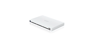 UISP SWITCH PRO 24 PORTS GIGA 4 SFP+ 10G / 16 PoE 220W 24V – vue 2