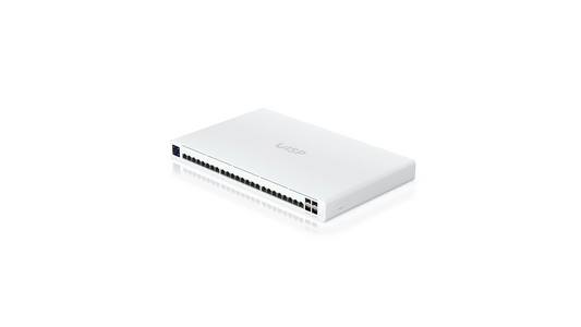 UISP SWITCH PRO 24 PORTS GIGA 4 SFP+ 10G / 16 PoE 220W 24V